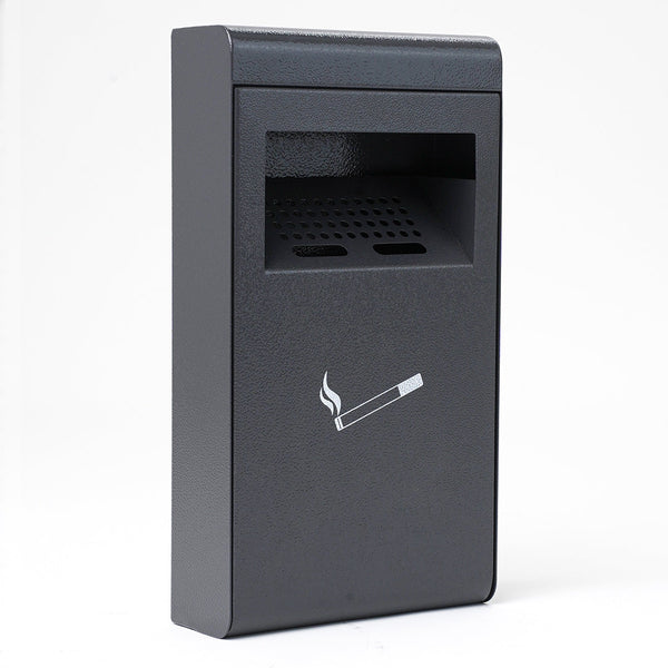 prezzo Posacenere da Parete 20x36x7 cm in Metallo Antracite