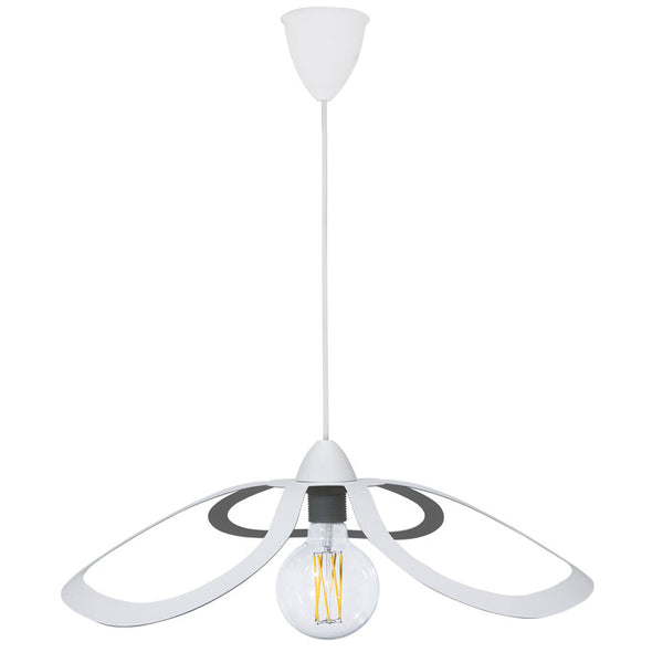 sconto Suspension 1xE27 Cadre Blanc D.White E-Energy Allegra