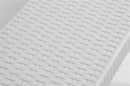 Tavolo Birreria da Giardino Pieghevole in Rattan Taddei Plastik 180 Bianco