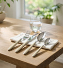 Servizio Set di Posate 24 Pezzi in Acciaio Eme Caribe Avorio 18