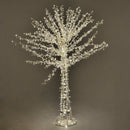 Albero di Natale Luminoso con 1016 Led Bianco Caldo H150cm Cristallo