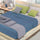 Cober Coprice Couverture en coton mélangé Bleu jean