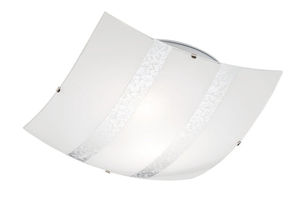 Plafonnier d'intérieur E27 en Verre Argenté sconto