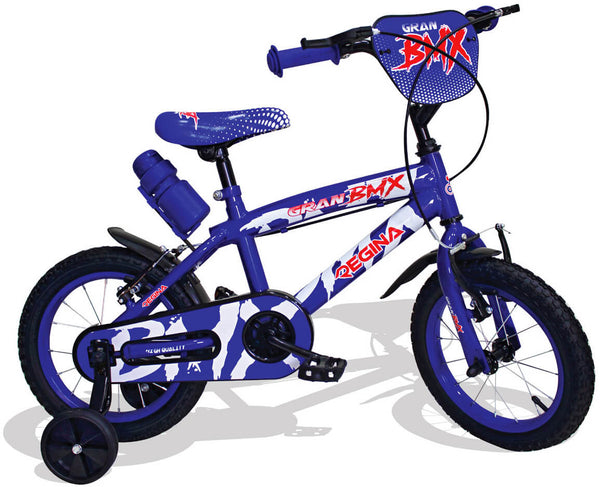 prezzo Vélo BMX Kidfun Regina 14" 2 Freins Bleu