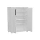 Scarpiera Lupa 72x35x97 cm bianca 5 ripiani