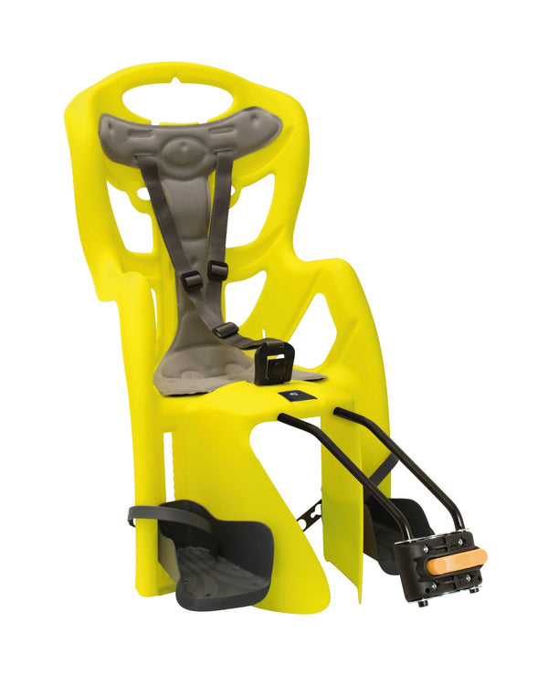 Siège arrière de vélo pour enfants 22 kg jaune sconto