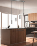 Lampada a Sospensione da Interno  GU10 in Metallo Nickel Opaco