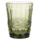 Set 6 Bicchieri Acqua Nobilis in Vetro VdE Tivoli 1996 Verde scuro