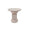 Table basse Alka Ø 40,5x41,5 cm en Acier Beige