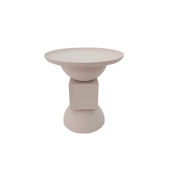 Table basse Alka Ø 40,5x41,5 cm en Acier Beige prezzo