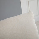 Divano 2 Posti Reclinabile Manuale 134x92x97 cm in Tessuto Beige