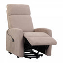 Poltrona Alzapersona Elettrica 1 Motore in Tessuto Tortora
