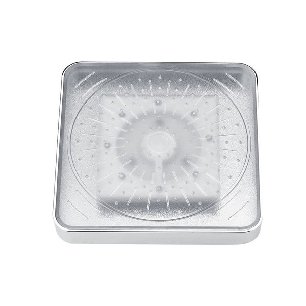Pommeau de douche carré fixe avec 8 LED RGB Chromothérapie en ABS haute pression acquista