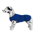 Cappotto per Cane in Microfibra Traspirante Blu Varie Taglie