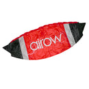 Aquilone Vela a forma di Paracadute 140x60 Nero e Rosso   