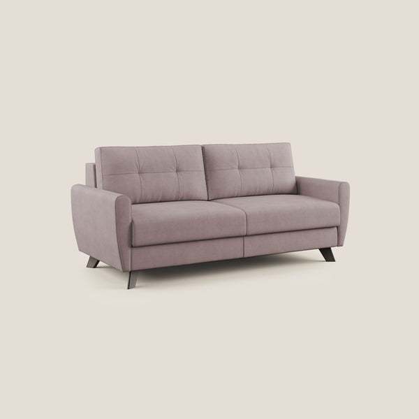 acquista Canapé lit 3 places 208x97x96 cm en tissu rose