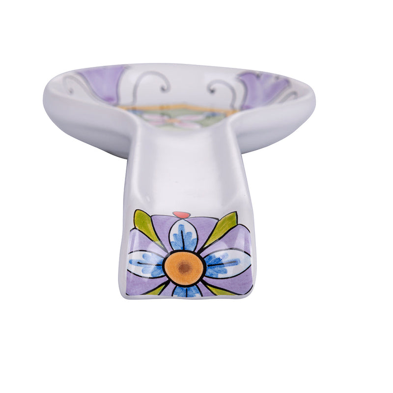 Poggiamestolo 27,8x12,4x3,5 cm  in Ceramica VdE Tivoli 1996 Infinito Bergeggi