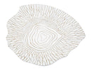 Piatto Svuota Tasche 37x6x34 cm in Poliresina Bianco