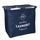 Panier à linge pliable double en tissu de sac bleu cm 54x34,5xh50,5