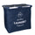 Panier à linge pliable double en tissu de sac bleu cm 54x34,5xh50,5
