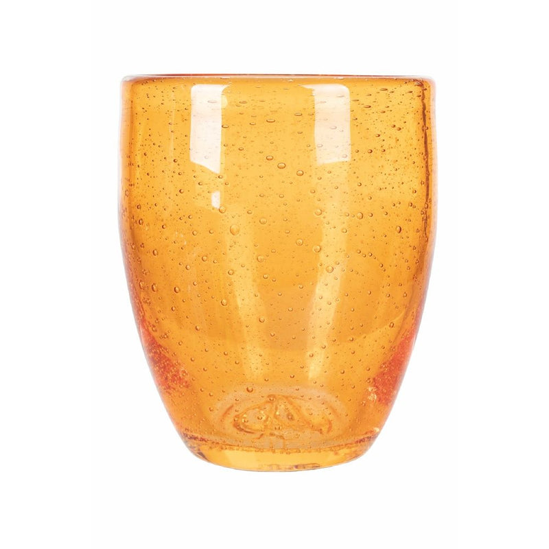 Set 6 Bicchieri Acqua Acapulco Sunset in Vetro VdE Tivoli 1996 Rosso