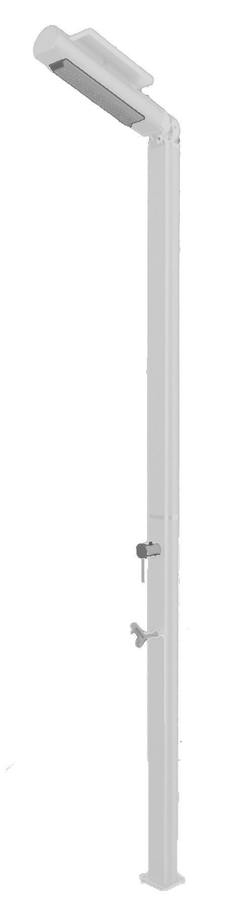 Doccia da Giardino Miscelatore e Lavapiedi con LED Arkema Quick Bianco Lucido sconto