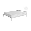 Topper Memory Con Fodera in Poliestere e Bamboo Bianco Varie Misure