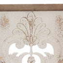 Pannello da Parete Intagliato 45x2xH54 cm in Abete Bianco