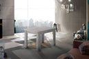 Tavolo Allungabile 90x90/180x75 cm Jesi Cemento Bronx