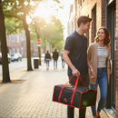 Borsa Porta Pizza 35x35x20 cm in Cordura Regina Nera