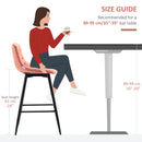 Set 2 Sgabelli con Schienale 45x47x88 cm in Poliestere Rosso