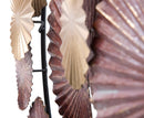 Pannello Round Leaf 68,5x6x66,5 cm in Ferro Multicolor