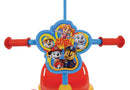 Triciclo a Pedali Primi Passi per Bambini con Maniglione Genitoriale Rimovibile e Vano Contenitore Paw Patrol Azzurro  