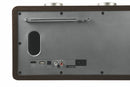 Altoparlante Speaker 80W Wireless con Radio Effetto Legno Kooper Rock Marrone