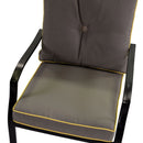 Set Tavolo + 6 Sedie in Metallo Taranto Antracite