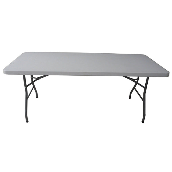 Table de restauration rectangulaire fixe 183x76x74 cm Horeca Blanc sconto