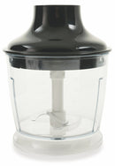 Frullatore ad Immersione Tritatutto in Acciaio 700W 3 in 1 Kooper Frullatris Inox