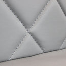 Sedia Blossom 41x50x91 h cm in Similpelle Grigio chiaro
