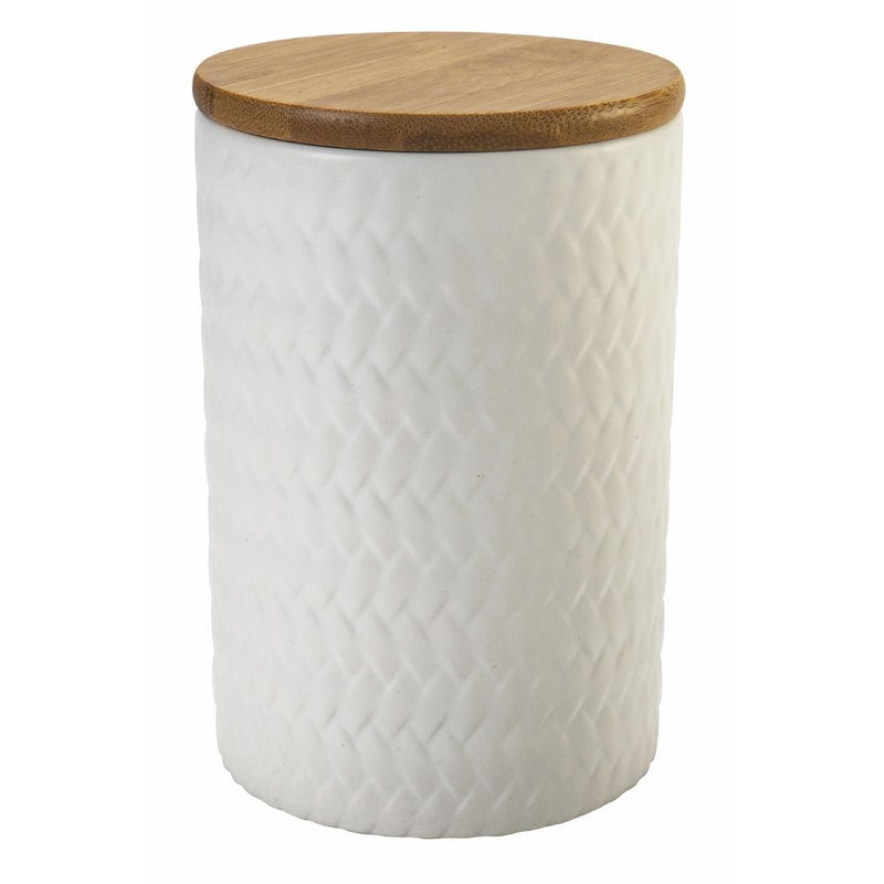 Set 3 Barattoli Ø10x15 cm 850 ml in Ceramica VdE Tivoli 1996 Geometrie