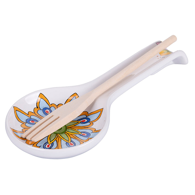 Poggiamestolo 27,8x12,4x3,5 cm  in Ceramica VdE Tivoli 1996 Infinito Panarea