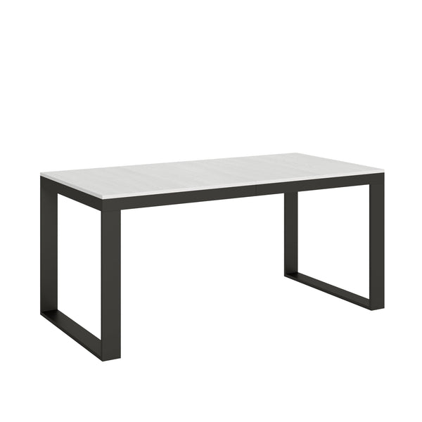 Tavolo Allungabile 180-440x90x77 cm Tecno Evolution Bianco Frassino sconto
