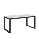 Tavolo Allungabile 180-284x90x80 cm Tecno Evolution Bianco Frassino