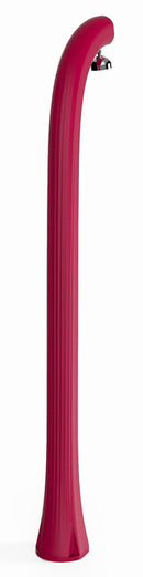 Doccia Solare da Esterno Giardino 30L Miscelatore e Lavapiedi Arkema Jolly Plus Cherry