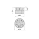 E-Fan Deodorante per Ambienti Ø 80 Plastica Bianca Tecnoplastica Emuca