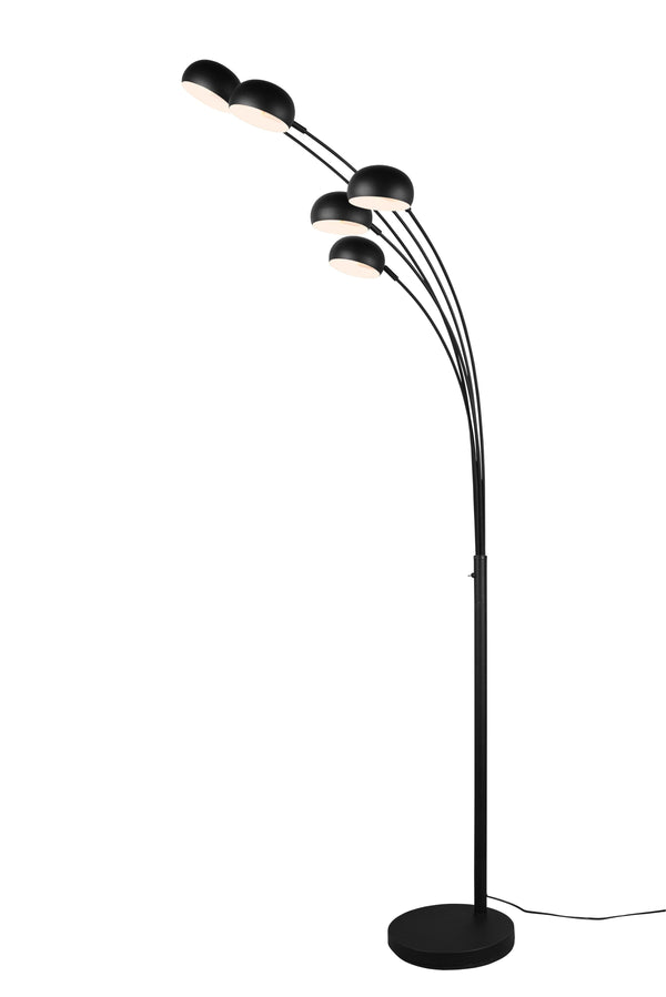 acquista Lampadaire d'intérieur en métal noir mat