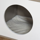 Albero Tiragraffi per Gatti 60x48x122 cm in MDF e Corda di Juta Grigio Chiaro