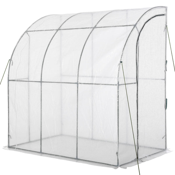 Serre 214x118x212 cm Blanc Porte Enroulable online