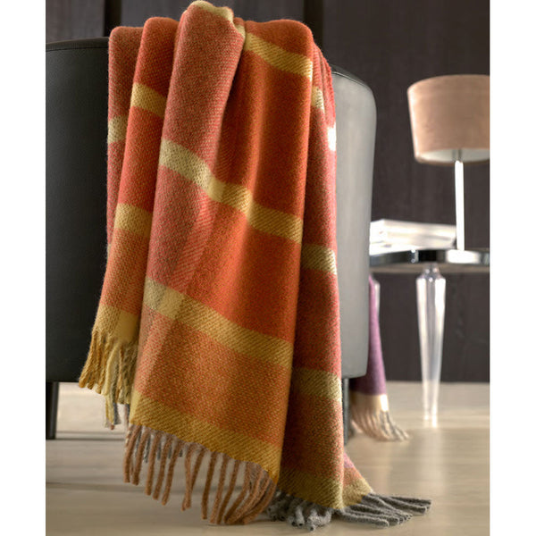 Plaid Pure Laine 130x180cm 380gr Cober Denver Cotto Rouge acquista