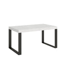 Tavolo Allungabile 160-264x90x77 cm Tecno Premium Bianco Frassino