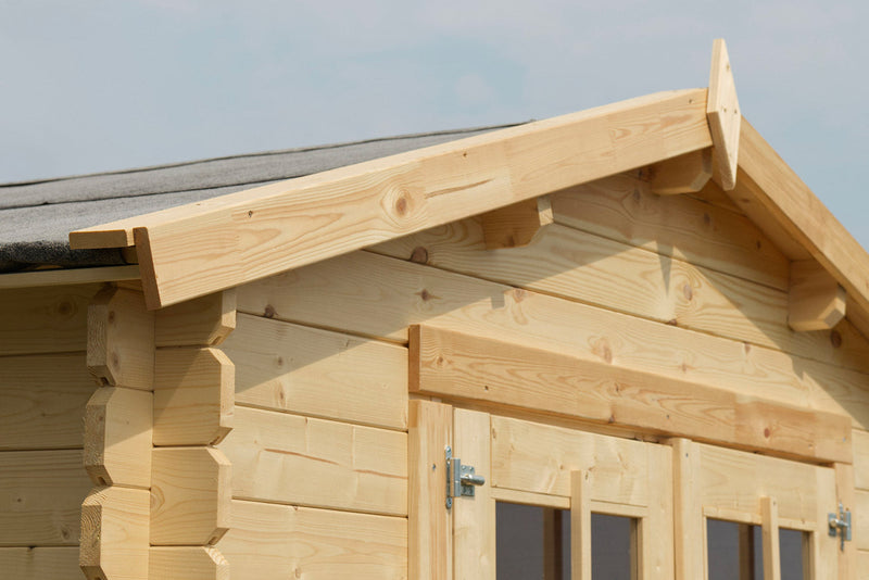 Casetta da Giardino Porta Doppia 300x200 cm in Legno Ambra